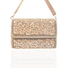 Golden Luxe Beaded Clutch for Elegant Evenings and Special Occasions - MN - 1704