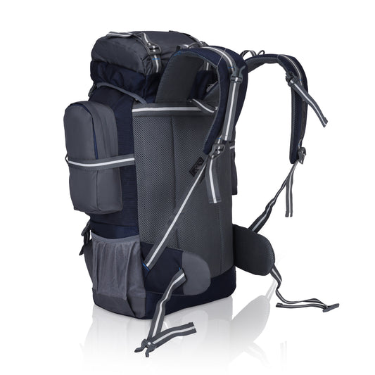 Pulse 75 Litre Trekking Backpack | Large Capacity Hiking & Camping Bag with Hip Belt, Padded Back Support & Water Bottle Pocket | Travel & Mountaineering Backpack