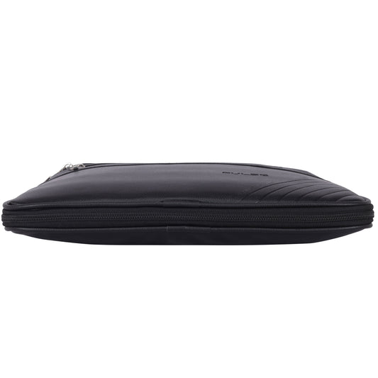 Pulse Premium Leather Laptop Bag for Men – 15.6 Inch Office Messenger Bag with Adjustable Shoulder Strap, Multiple Compartments, Business Laptop Briefcase for Work & Travel