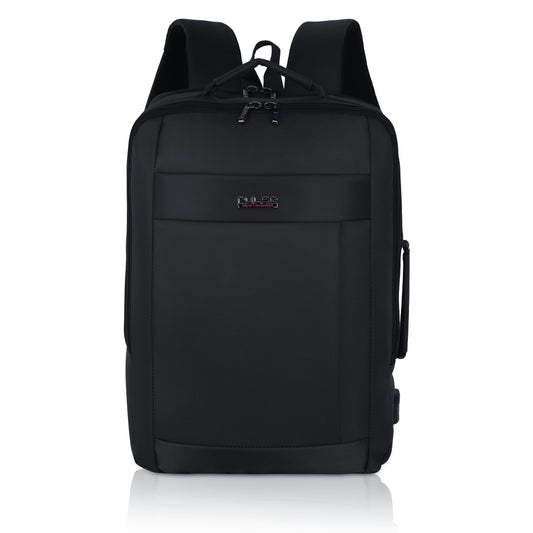 Pulse Premium Laptop Backpack for Men & Women – 18 Inch Travel Backpack with Padded Laptop Compartment, USB Charging Port, Ergonomic Back Support & Multiple Compartments