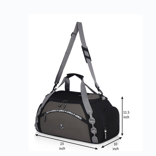 Pulse Large Travel Duffel Bag for Men & Women | 23 Inch Gym & Weekend Travel Bag with Detachable Shoulder Strap, Spacious Main Compartment & Quick Access Pockets