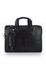 Pulse Premium Black Laptop Bag for Men - 16 Inch Business Messenger Briefcase with Adjustable Shoulder Strap, Trolley Sleeve & Laptop Compartment for Office & Travel