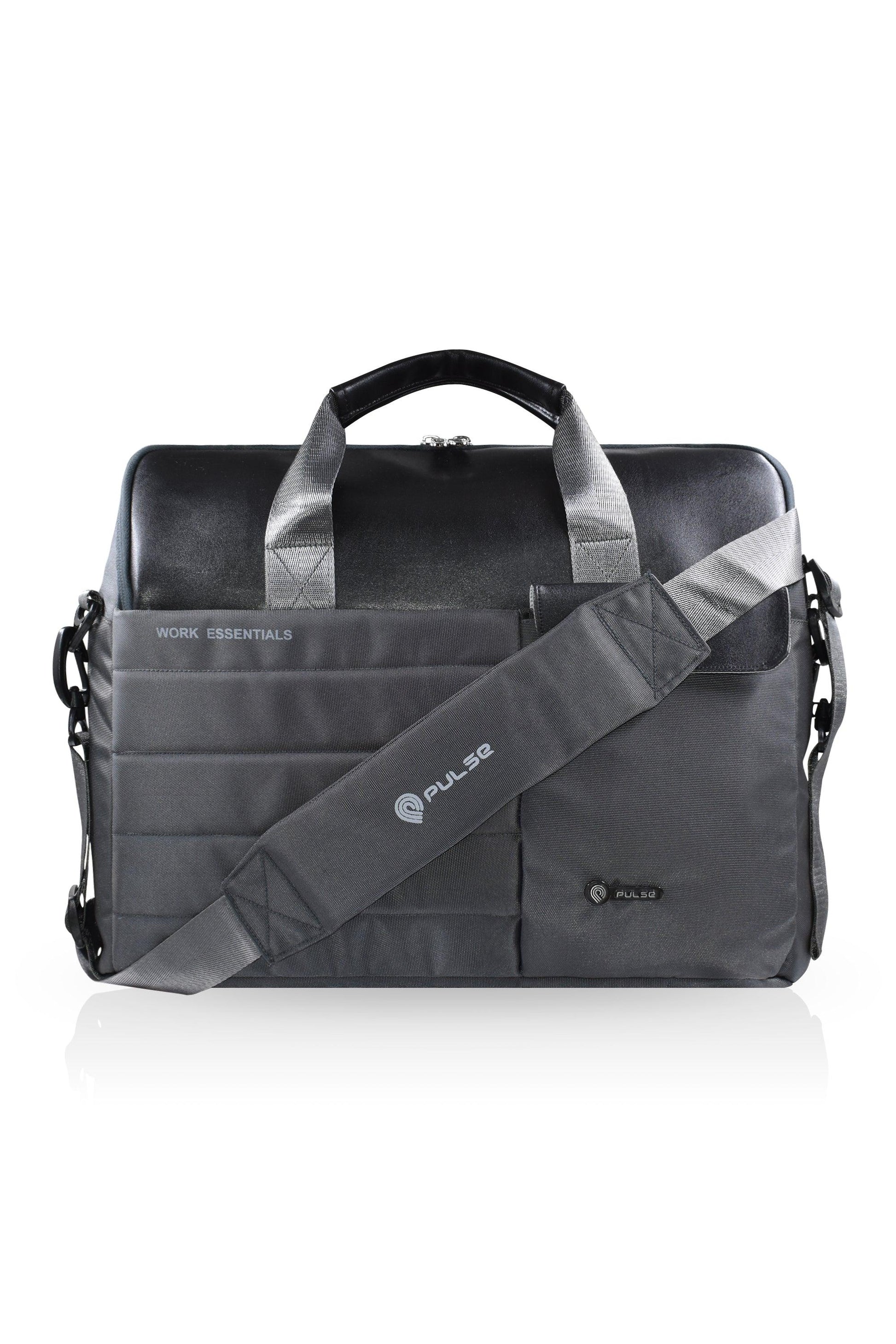 Pulse 16 Inch Laptop Messenger Bag for Men – Water Resistant Office Shoulder Bag with Dedicated Laptop Compartment - PULSE  BAGS