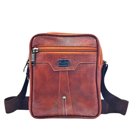 Crossbody Sling Bag - Premium Leather MN - 3039-2 - Pulse Bags