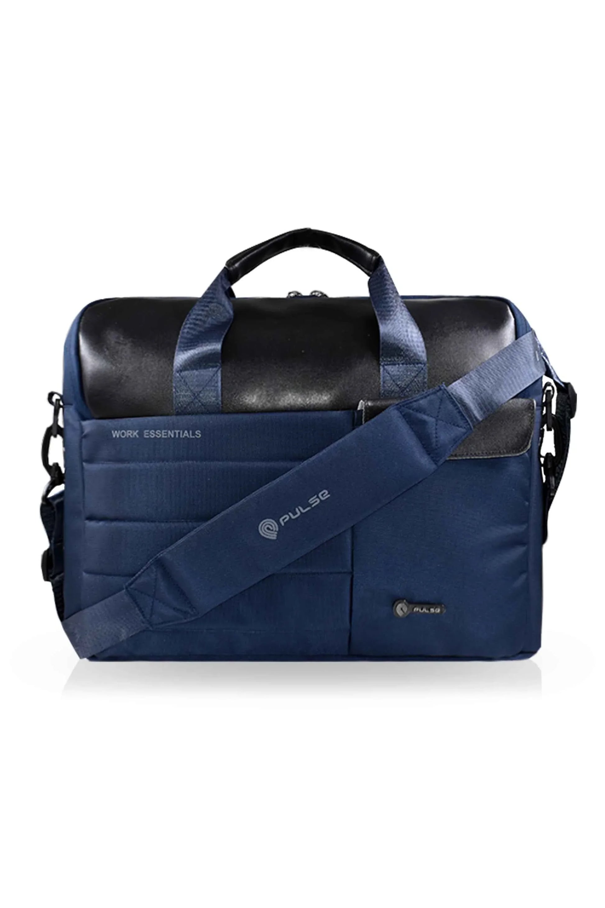 Pulse 16 Inch Laptop Messenger Bag for Men – Water Resistant Office Shoulder Bag with Dedicated Laptop Compartment - PULSE  BAGS