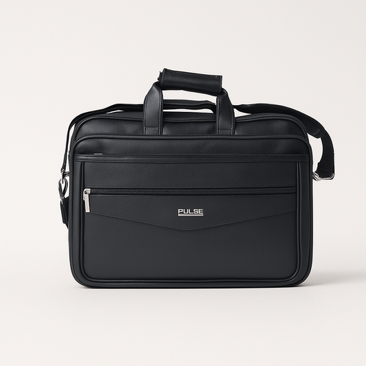 Leather File Bag – Organize in Style MN - 1093