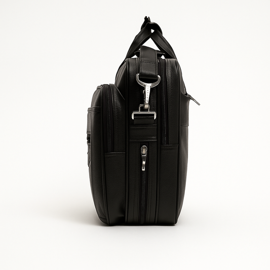 Leather File Bag – Organize in Style MN - 1093