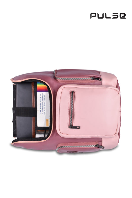 Pulse Premium Laptop Backpack for Men & Women | 15.6 Inch Laptop Sleeve, Multi-Compartment College & Office Bag with Bottle Pocket & Padded Back Support