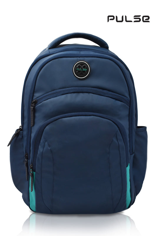 Pulse Premium Laptop Backpack for Men & Women | 19 Inch Travel & College Bag with Laptop Compartment, Dual Zipper, Multi Pocket, Bottle Holder