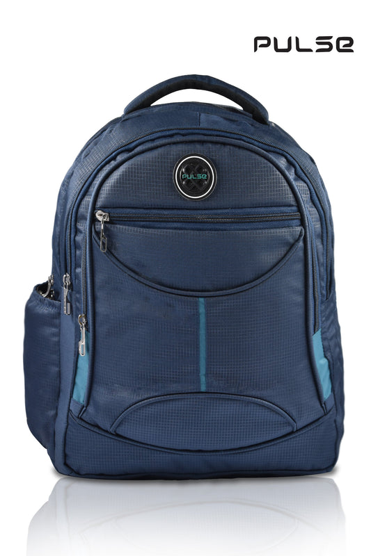 Pulse Laptop Backpack for Men & Women | 18 Inch College & Office Bag with Laptop Compartment, Multi-Compartments, Dual Zipper & Bottle Pocket