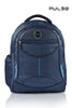 Pulse Laptop Backpack for Men & Women | 18 Inch College & Office Bag with Laptop Compartment, Multi-Compartments, Dual Zipper & Bottle Pocket