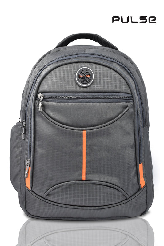 Pulse Laptop Backpack for Men & Women | 18 Inch College & Office Bag with Laptop Compartment, Multi-Compartments, Dual Zipper & Bottle Pocket