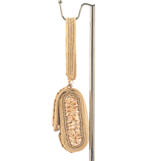 Golden Luxe Beaded Clutch MN - 1704