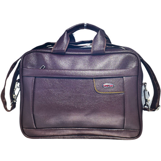 Pulse Premium Leatherette Laptop Office Bag – Elegant & Durable MN-1103 - Pulse Bags