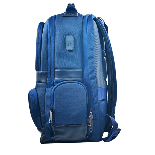 Pulse Blue Laptop Backpack | Stylish School, College & Office Bag MN - 2797