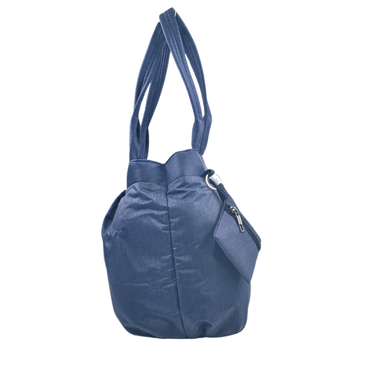 Pulse Stylish Blue Tote Bag with Pouch – Durable & Spacious MN - 7521 - Pulse Bags