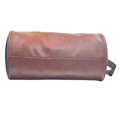 Pulse Leather Gym & Travel Duffel Bag | Stylish Sports & Fitness Bag (Tan, Brown, Black) MN - 0079