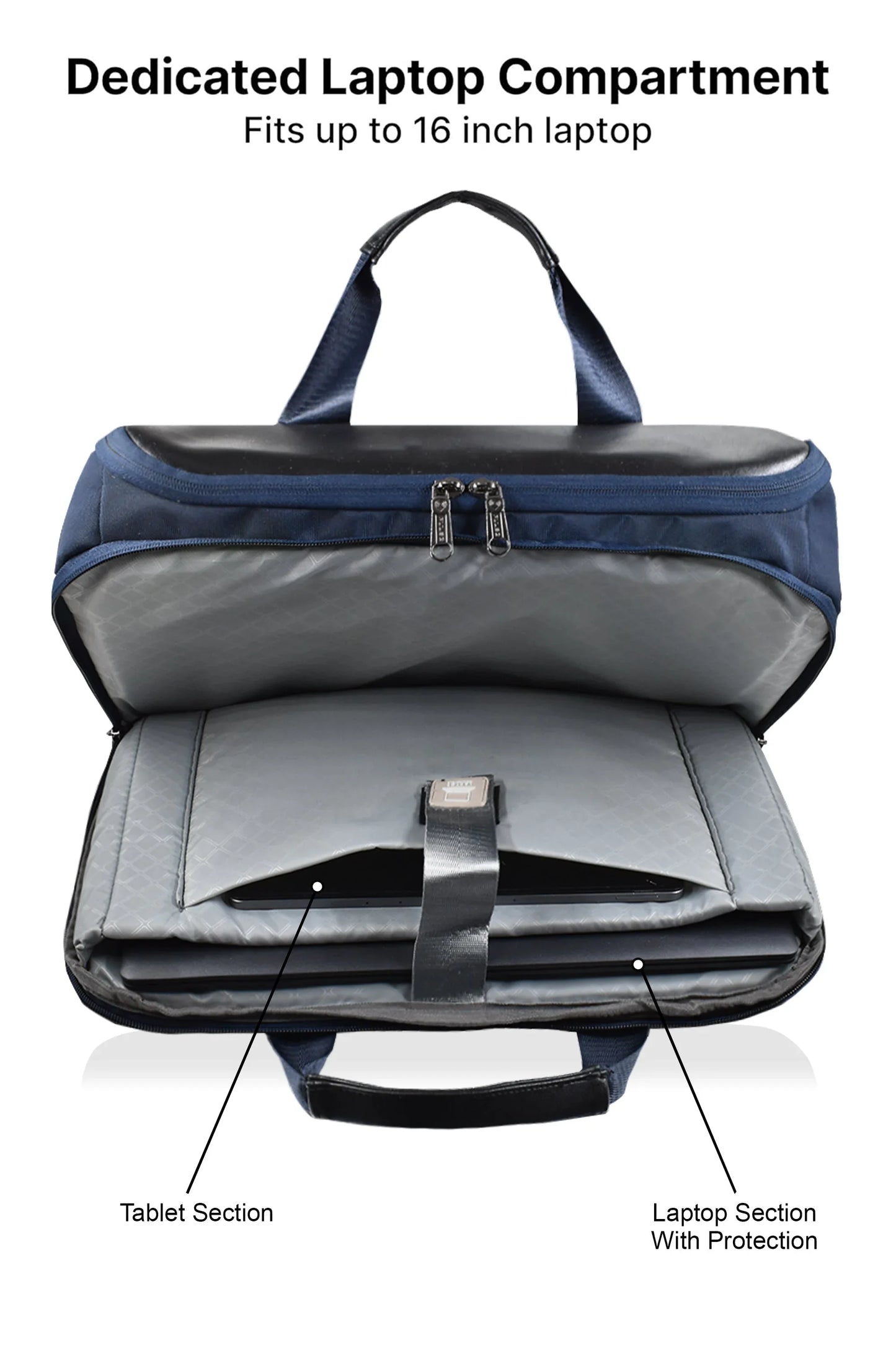 pulse 16 inch laptop messenger bag for men – water resistant office shoulder bag with dedicated laptop compartment - pulse  bags