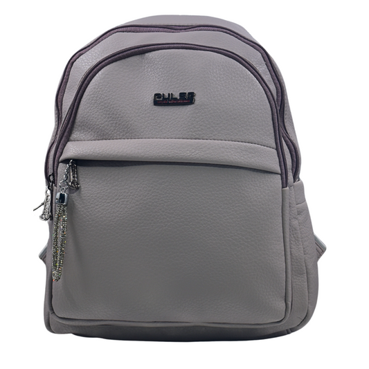 Pulse Tan Leather Backpack | Stylish Casual & Office Backpack for  Women - MN - 2479