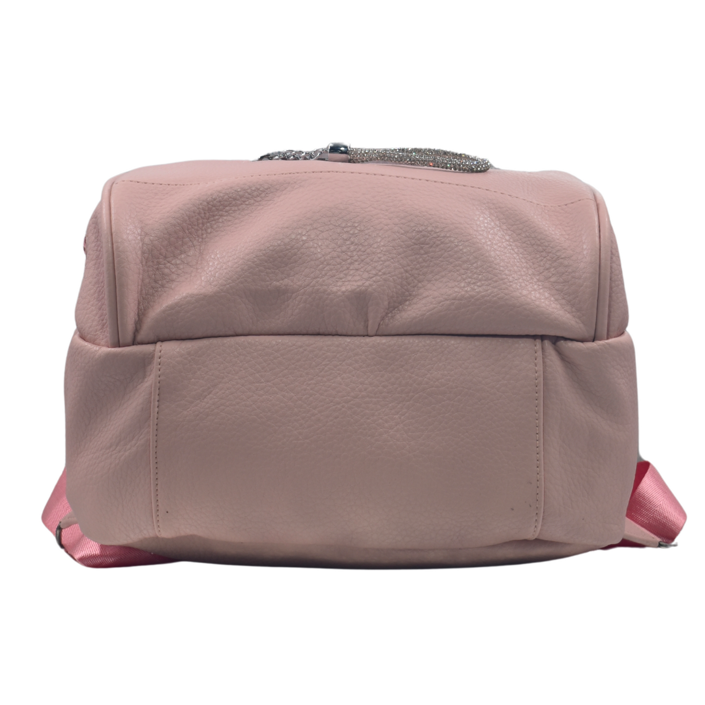 pulse blue leather women’s backpack | stylish casual & travel bag mn - 2478