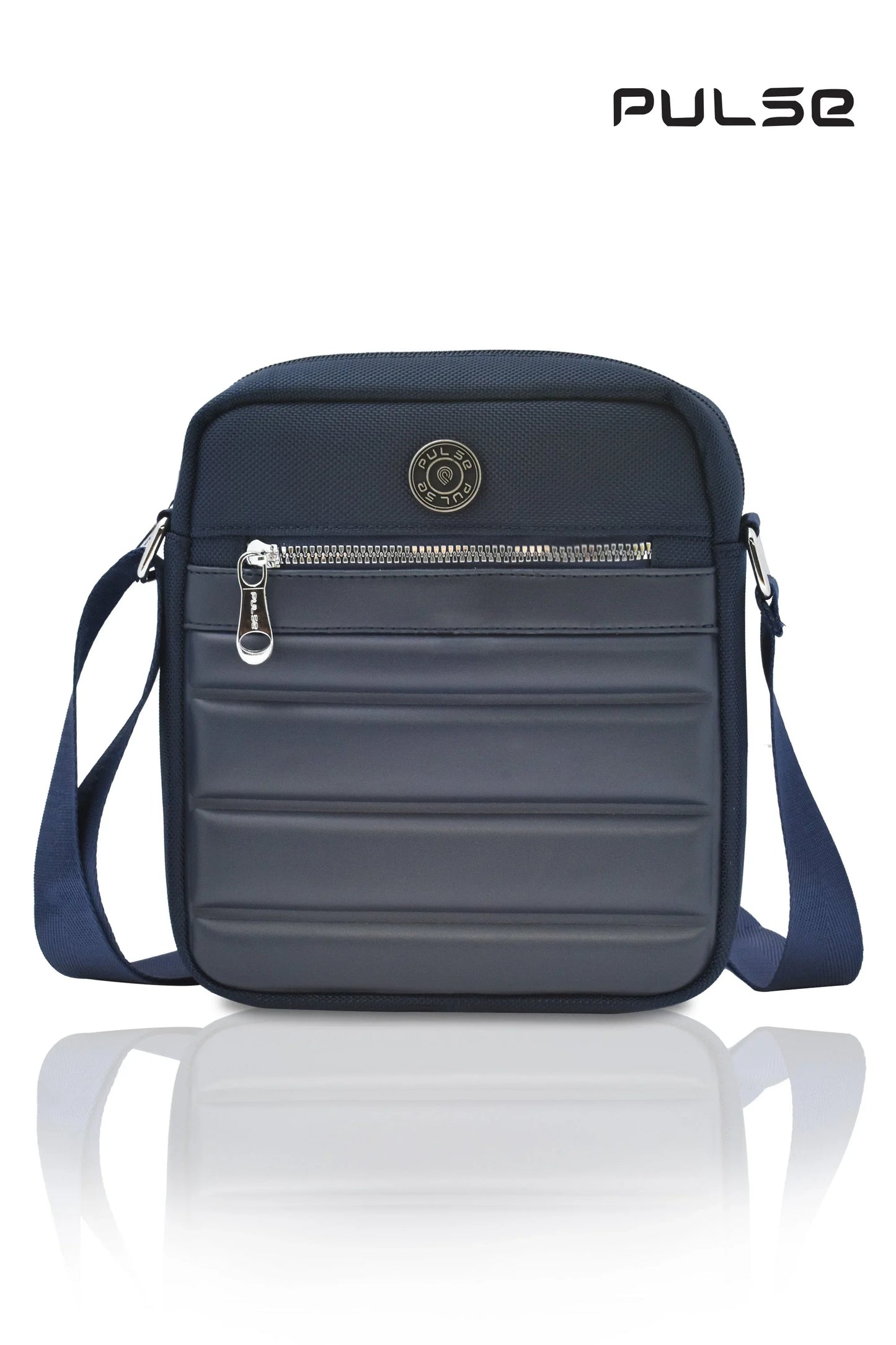 pulse men's sling bag | water-resistant crossbody shoulder bag for men | small travel messenger bag with adjustable strap & multiple compartments m-807 - pulse  bags