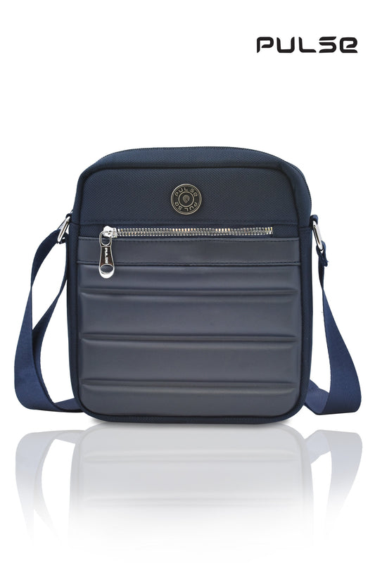 PULSE Men's Sling Bag | Water-Resistant Crossbody Shoulder Bag for Men | Small Travel Messenger Bag with Adjustable Strap & Multiple Compartments M-807