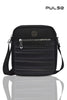 PULSE Men's Sling Bag - Water-Resistant Crossbody Shoulder Bag | Small Travel Messenger with Adjustable Strap & Multiple Compartments M-807
