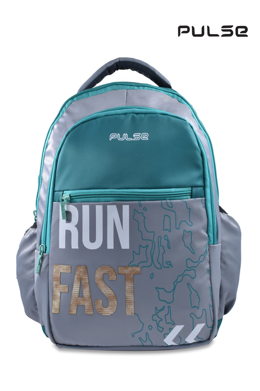 Pulse Water Resistant Backpack for Men & Women | 18 Inch Laptop & Travel Backpack | Lightweight College, School & Office Bag with Dual Zipper & Multiple Compartments