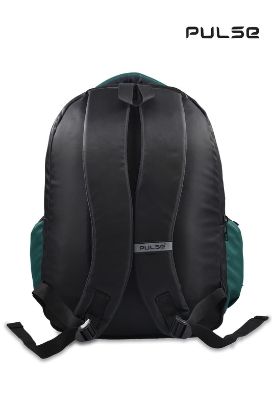 Pulse Water Resistant Backpack for Men & Women | 18 Inch Laptop & Travel Backpack | Lightweight College, School & Office Bag with Dual Zipper & Multiple Compartments