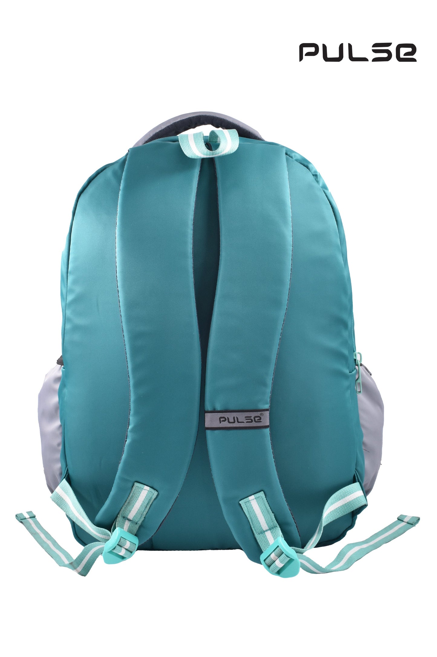 pulse water resistant laptop backpack for men & women | 18 inch lightweight travel bag with dual zipper & multiple compartments