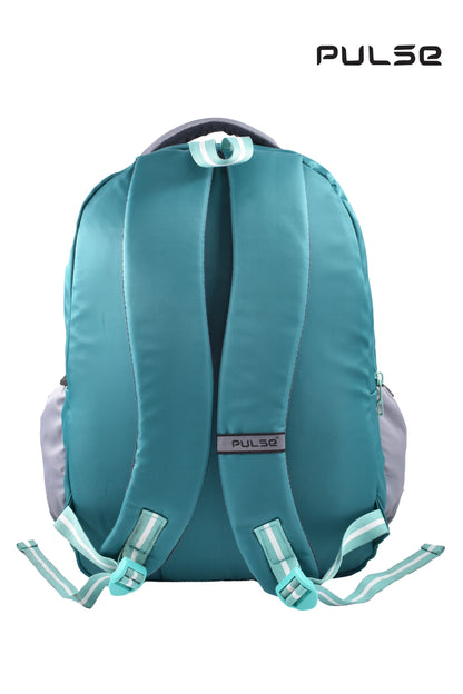 Pulse Water Resistant Laptop Backpack for Men & Women | 18 Inch Lightweight Travel Bag with Dual Zipper & Multiple Compartments