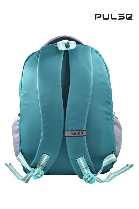 Pulse Water Resistant Backpack for Men & Women | 18 Inch Laptop & Travel Backpack | Lightweight College, School & Office Bag with Dual Zipper & Multiple Compartments