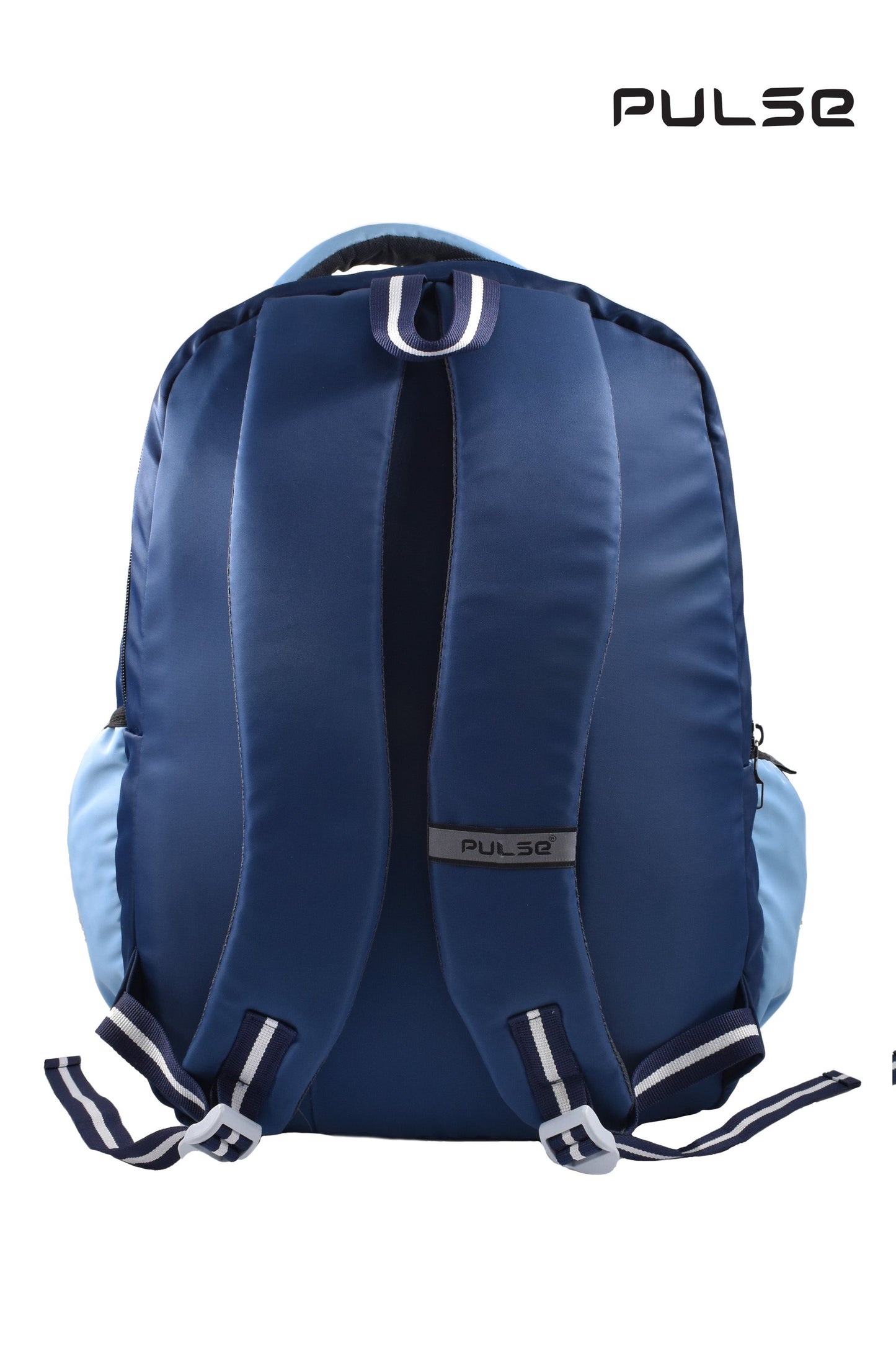 pulse water resistant laptop backpack for men & women | 18 inch lightweight travel bag with dual zipper & multiple compartments