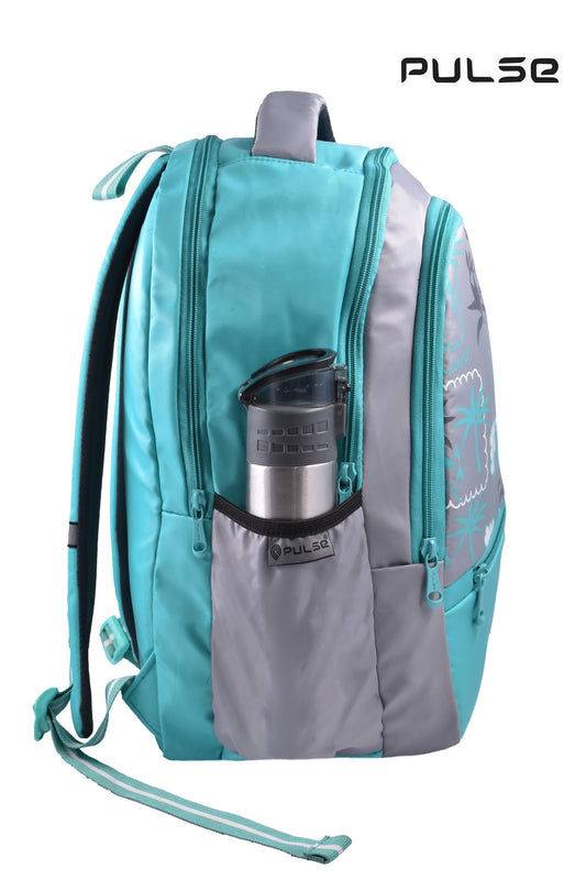 Pulse 18 Inch Water Resistant School Backpack | Kids School Bag with Dual Zipper, Bottle Pocket & Adjustable Straps | Lightweight Travel & Tuition Backpack