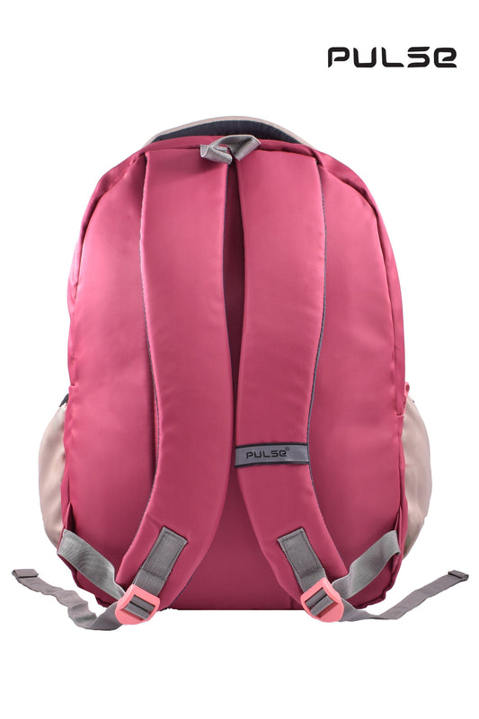 Pulse 18 Inch Water Resistant School Backpack | Kids School Bag with Dual Zipper, Bottle Pocket & Adjustable Straps | Lightweight Travel & Tuition Backpack