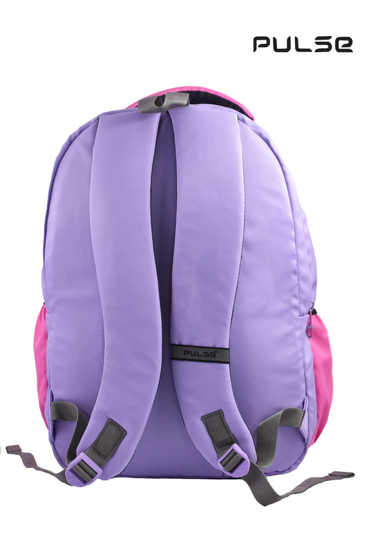 Pulse 18 Inch Water Resistant School Backpack | Kids School Bag with Dual Zipper, Bottle Pocket & Adjustable Straps | Lightweight Travel & Tuition Backpack