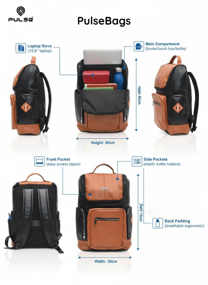 UrbanPro Backpack - MN - 2409: Stylish, Comfortable, and Durable ( Unisex )